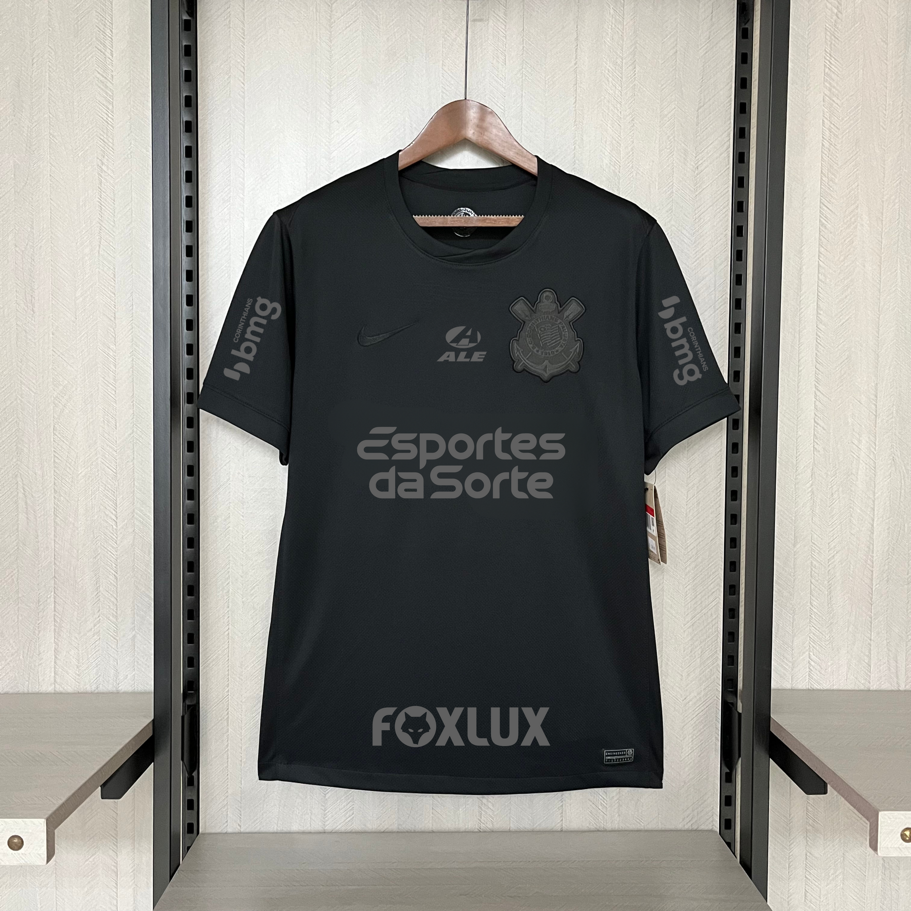Camisa Corinthians 24/25 II Away - Todos os Patrocínios - Versão Torcedor