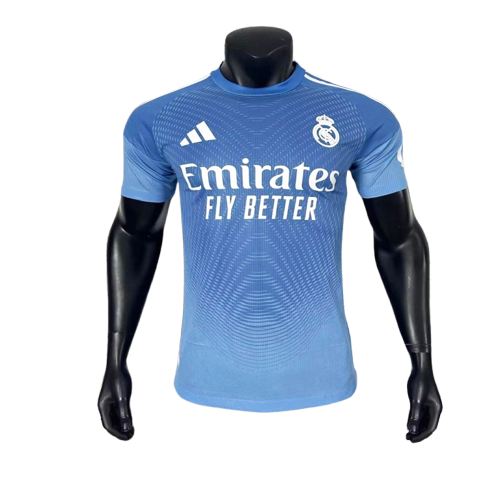 Camisa Real Madrid 25/26 Goleiro - Azul - Versão Jogador