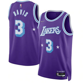 Camisa NBA Anthony Davis - Los Angeles Lakers - 2022 - Roxo