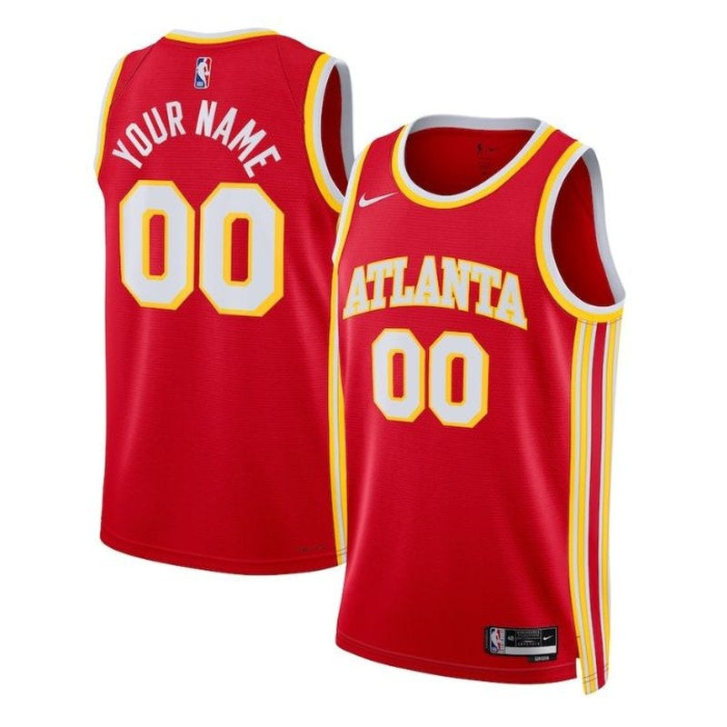 Camisa NBA - Atlanta Hawks - 2023 Vermelho - Edição Ícone