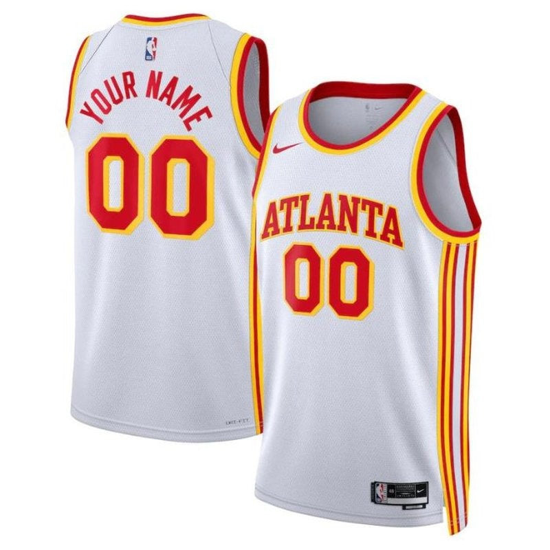 Camisa NBA - Atlanta Hawks - 2023 Branco - Edição Associação