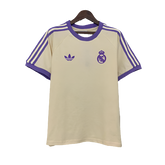 Camisa Real Madrid 25/26 Edição Casual - Bege - Versão Torcedor
