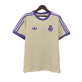 Camisa Real Madrid 25/26 Edição Casual - Bege - Versão Torcedor
