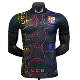 Camisa Barcelona 25/26 Edição Especial - Preta, Amarela e Vermelha - Versão Jogador