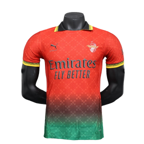 Camisa AC Milan 25/26 Edição Comemorativa - Vermelha - Versão Jogador