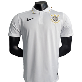 Camisa Corinthians 23/24 Edição Polo - Branco - Versão Torcedor