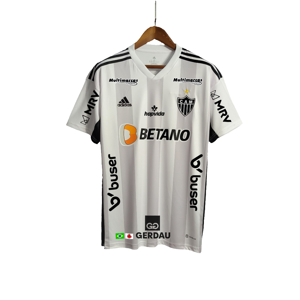 Camisa Atlético Mineiro 22/23 II Away - Todos os Patrocínios - Versão Torcedor