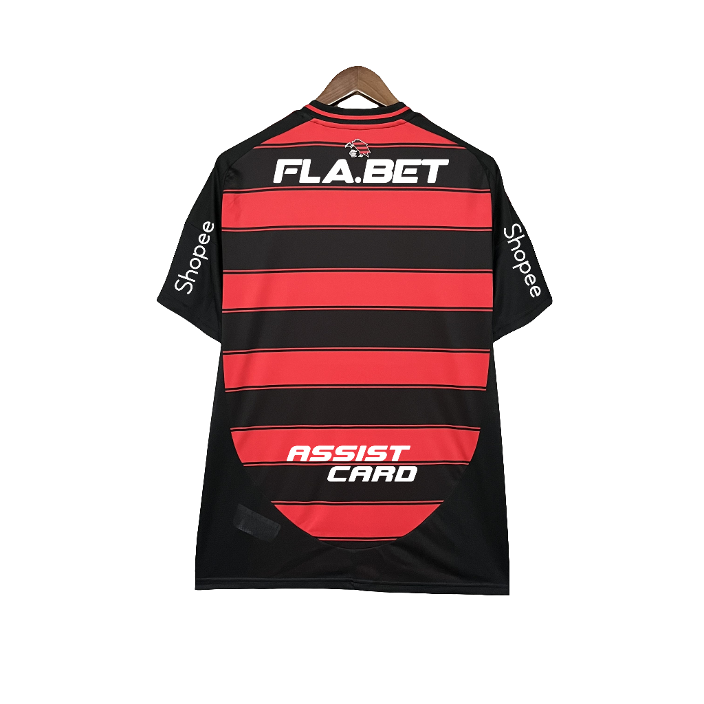 Camisa Flamengo 25/26 I Home - Todos os Patrocínios - Versão Torcedor
