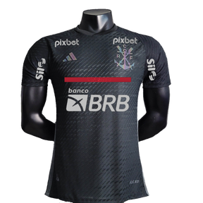 Camisa Flamengo 23/24 III Third - Todos os Patrocínios - Versão Jogador
