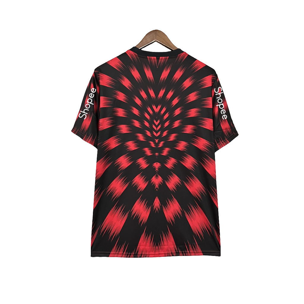 Camisa Flamengo 25/26 Pré-Jogo - Todos os Patrocínios - Versão Torcedor