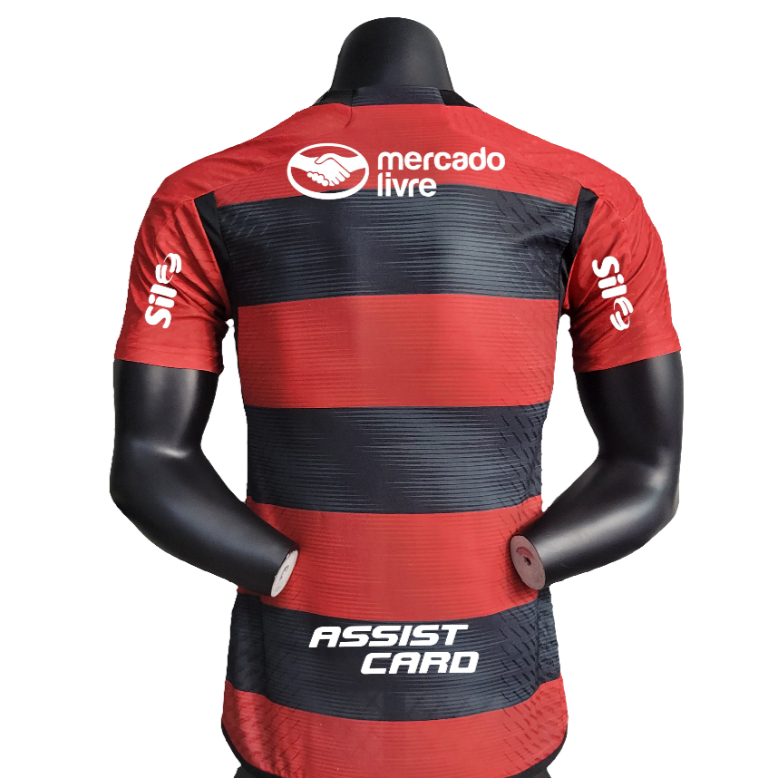 Camisa Flamengo 23/24 I Home - Todos os Patrocínios - Versão Jogador