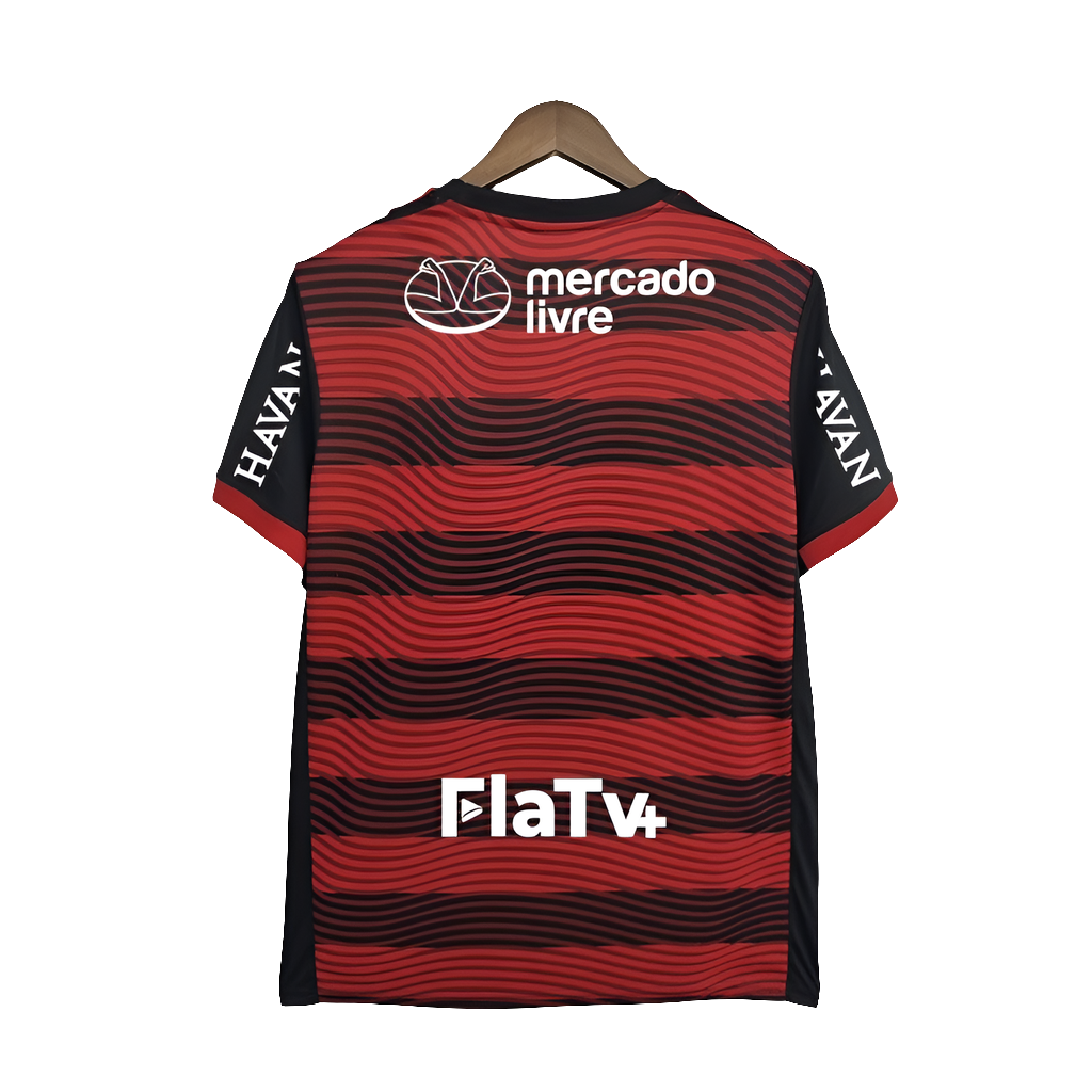 Camisa Flamengo 22/23 I Home - Todos os Patrocínios - Versão Torcedor