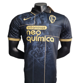 Camisa Corinthians 23/24 Edição Polo - Preto - Versão Torcedor