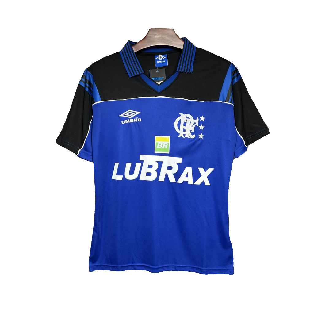 Camisa Flamengo 1999 Goleiro - Azul - Versão Retrô