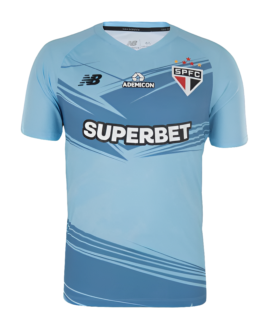 Camisa São Paulo 25/26 Goleiro - Azul Claro - Versão Torcedor