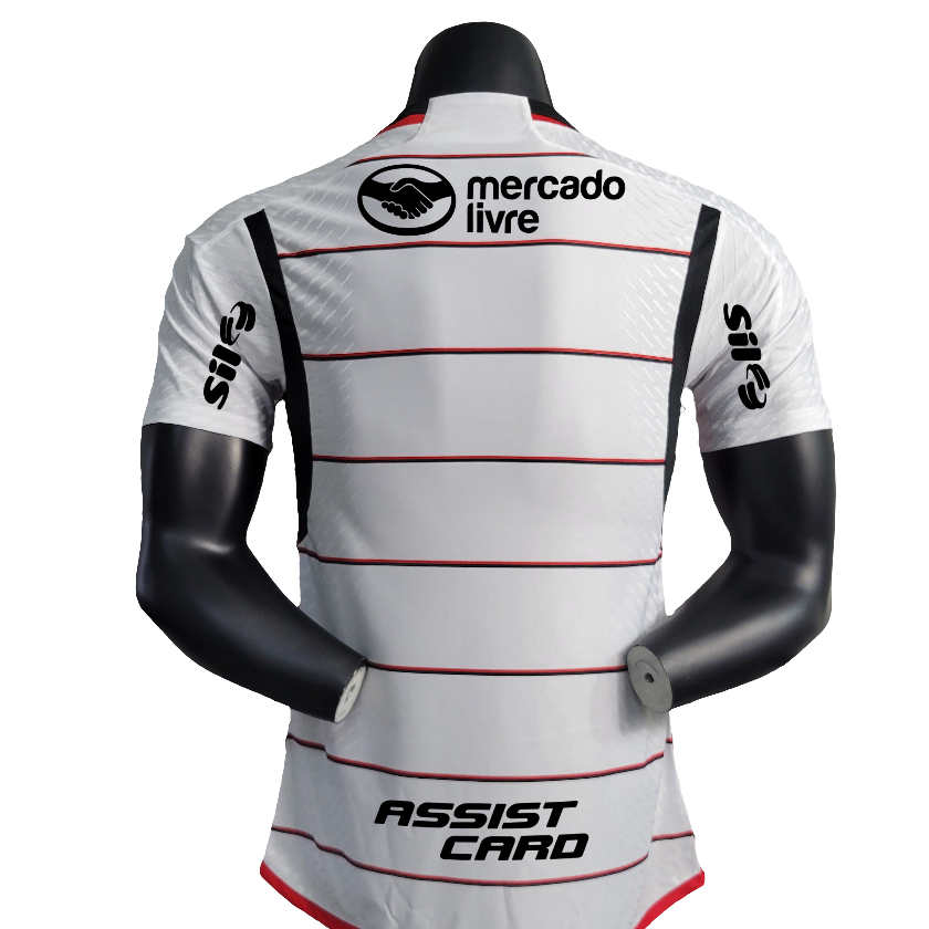 Camisa Flamengo 23/24 II Away - Todos os Patrocínios - Versão Jogador