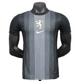 Camisa Países Baixos 25/26 Goleiro - Preta - Versão Jogador