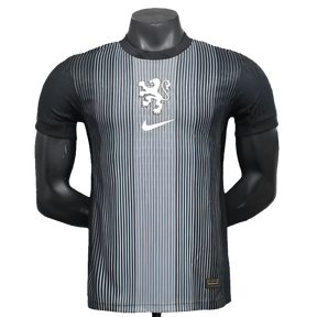 Camisa Países Baixos 25/26 Goleiro - Preta - Versão Jogador