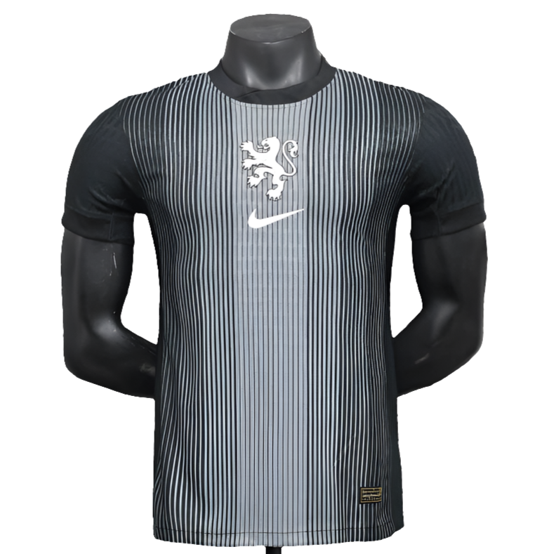 Camisa Países Baixos 25/26 Goleiro - Preta - Versão Jogador