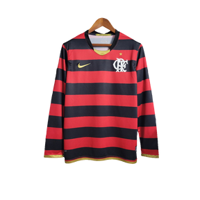 Camisa Flamengo 2009 I Home - Versão Retrô Manga Longa