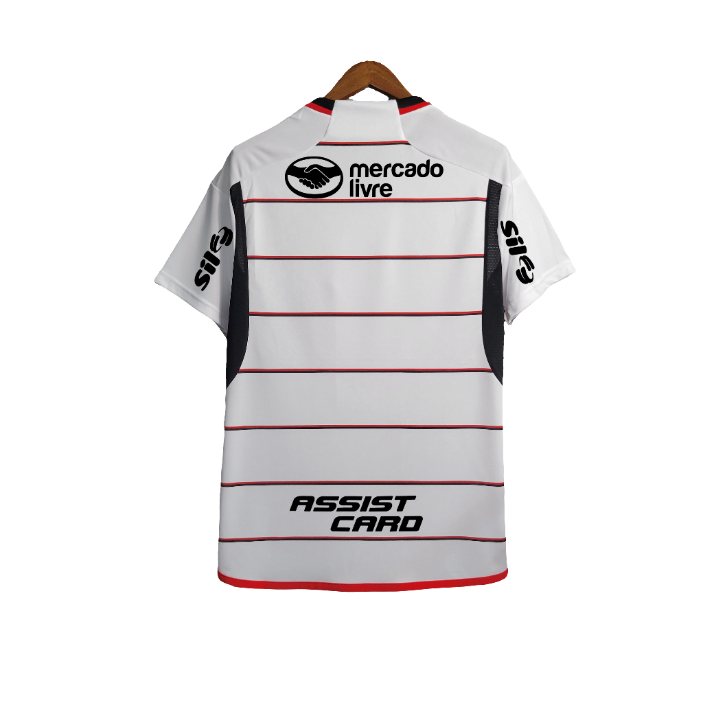 Camisa Flamengo 23/24 II Away - Todos os Patrocínios - Versão Torcedor