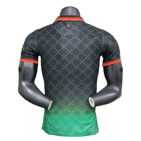 Camisa AC Milan 25/26 Edição Comemorativa - Preta - Versão Jogador