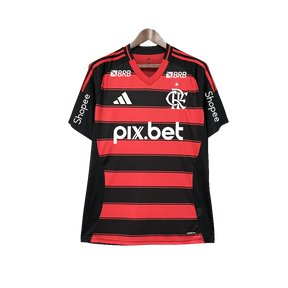Camisa Flamengo 25/26 I Home - Todos os Patrocínios - Versão Torcedor