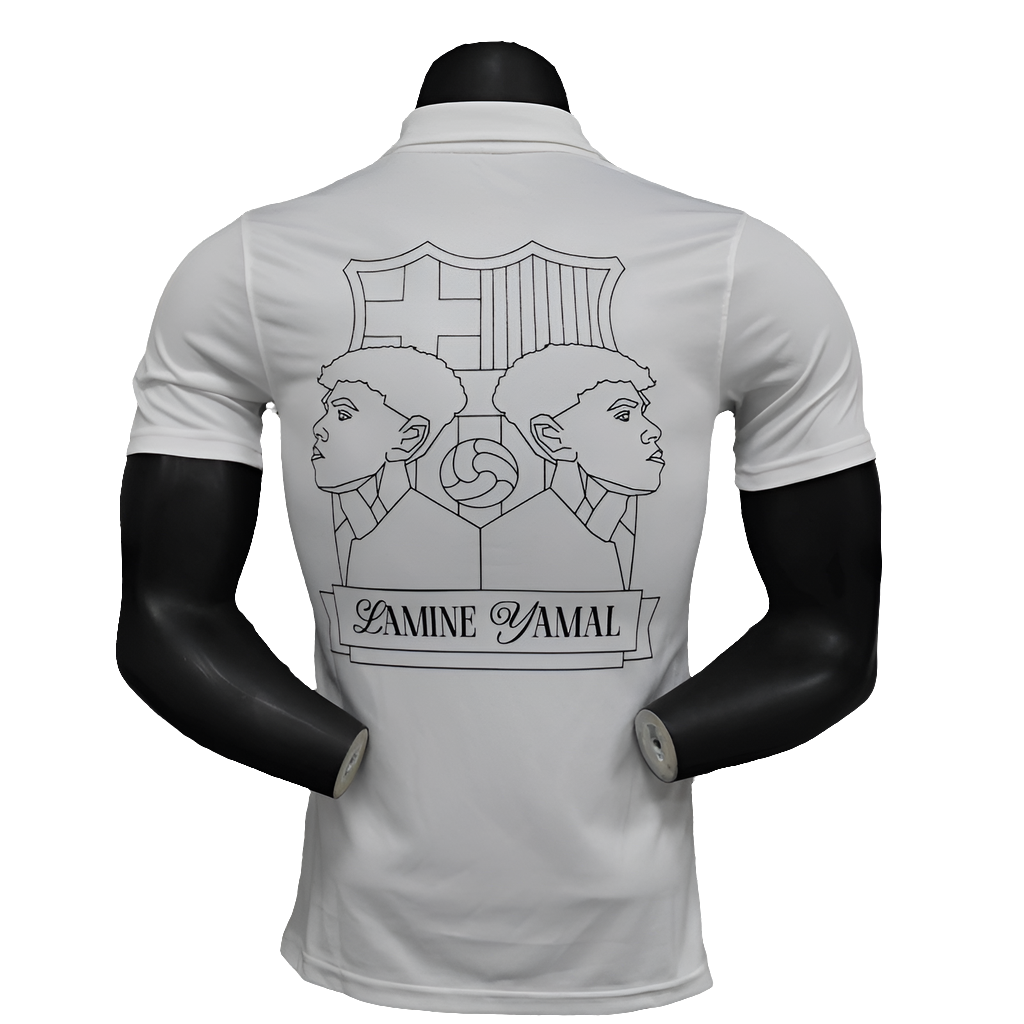 Camisa Barcelona 25/26 Edição Especial - Branca - Versão Jogador
