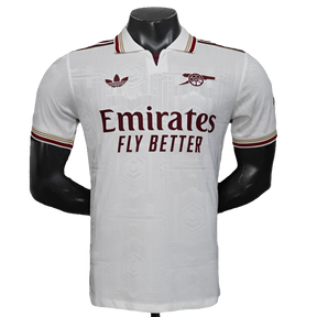 Camisa Arsenal 25/26 Edição Especial - Branca - Versão Jogador