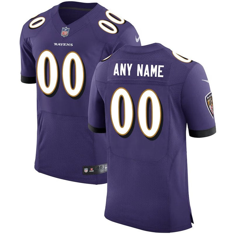 Camisa NFL Baltimore Ravens - Edição Personalizada Speed Machine - Roxo