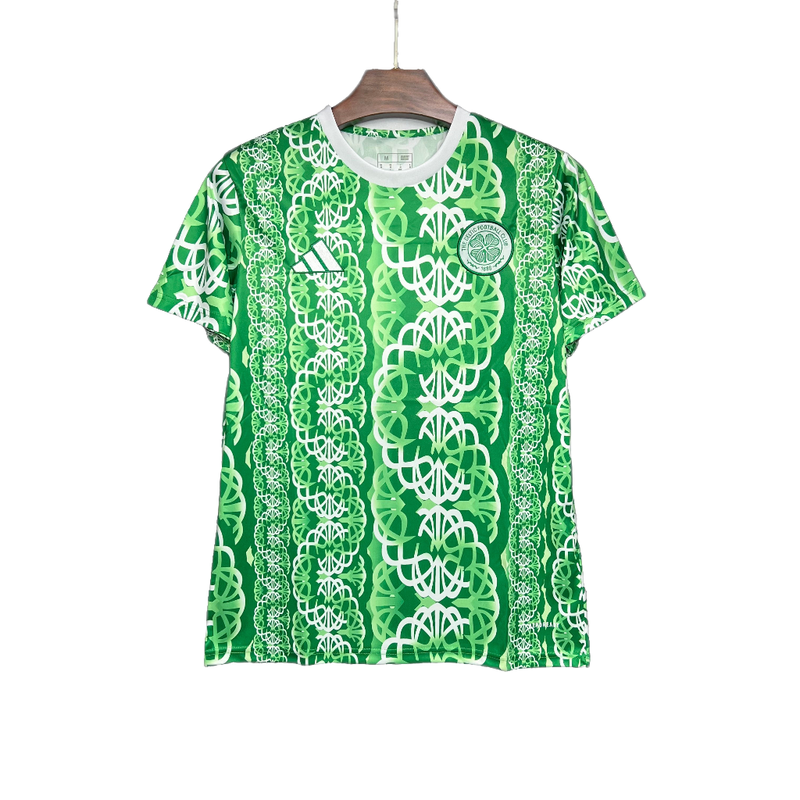 Camisa Celtic F.C. 24/25 Pré-Jogo - Versão Torcedor