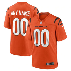 Camisa NFL Cincinnati Bengals - Versão Alternativa de Jogo - Laranja