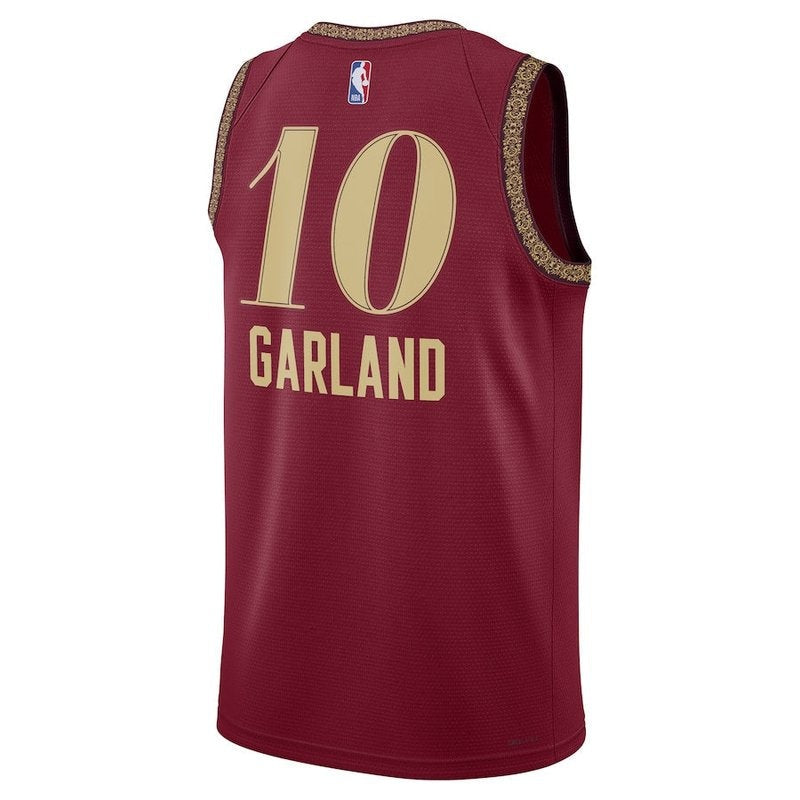 Camisa NBA Darius Garland - Cleveland Cavaliers - 23/24 - Bordô - Edição Cidade