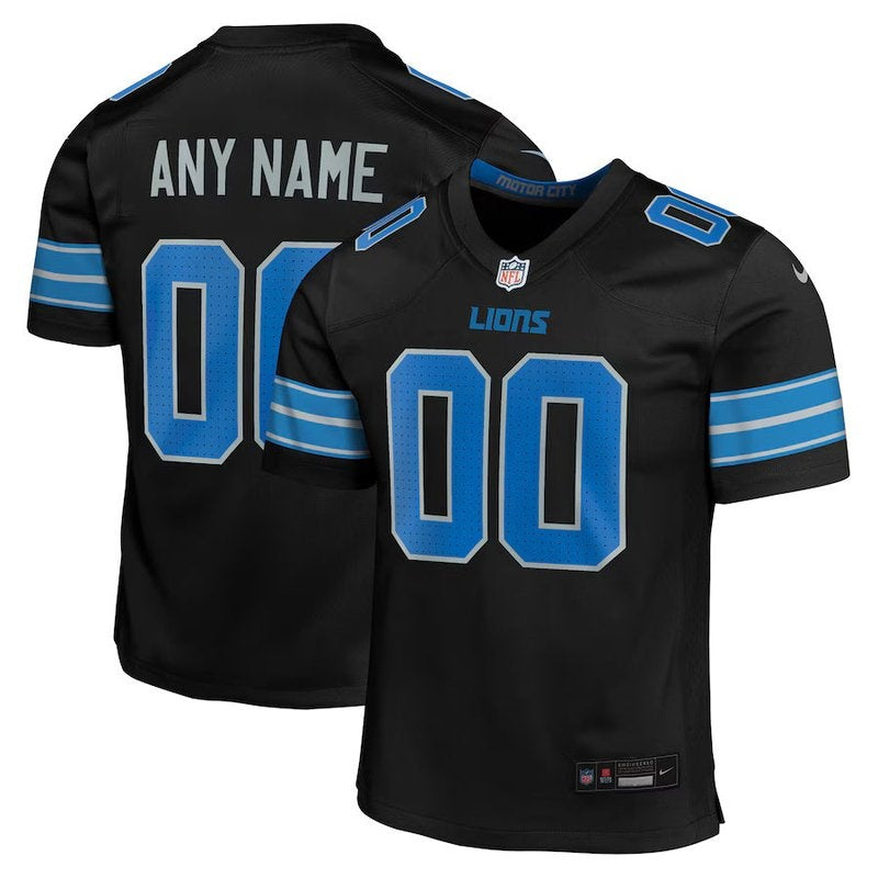 Camisa NFL Detroit Lions - Versão Alternativa de Jogo - Preto