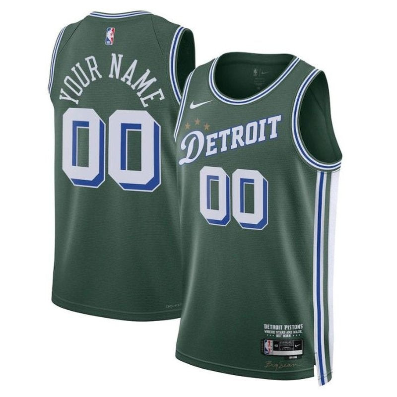 Camisa NBA - Detroit Pistons - 2023 - Edição Cidade - Verde