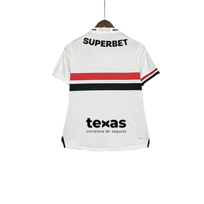 Camisa São Paulo 25/26 I Home - Todos os Patrocínios - Feminina