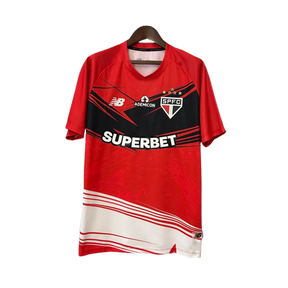 Camisa São Paulo 25/26 Treino - Vermelha - Versão Torcedor