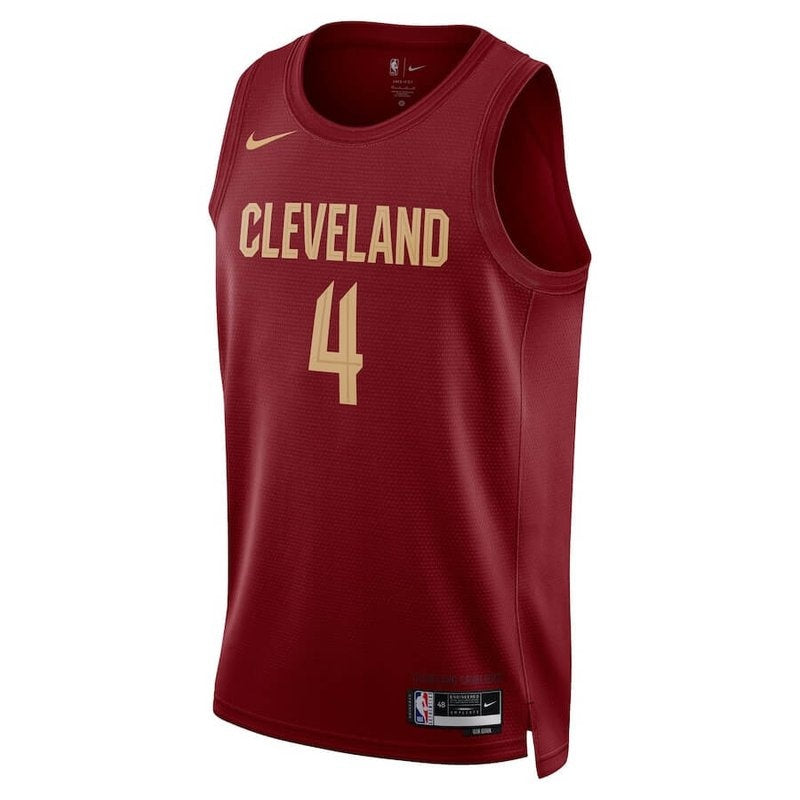 Camisa NBA Evan Mobley - Cleveland Cavaliers - 22/23 Bordô - Edição Ícone