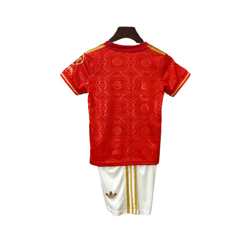 Conjunto Infantil - Bayern de Munique 25/26 Edição de 125º Aniversário - Vermelho