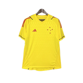 Camisa Cruzeiro 24/25 Goleiro - Amarelo - Versão Torcedor