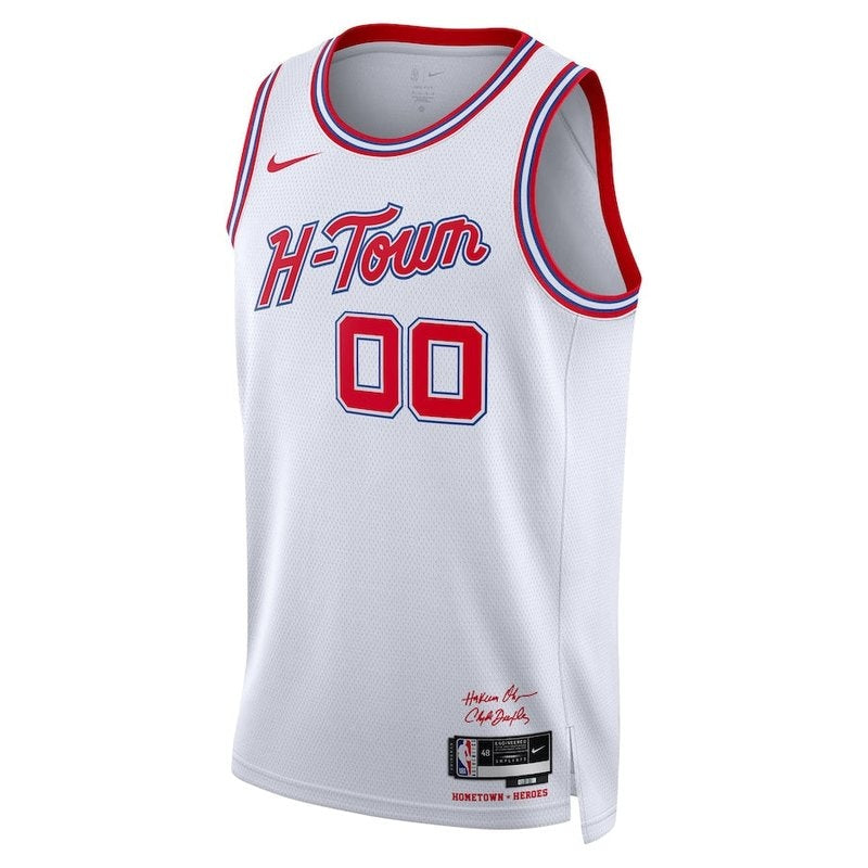 Camisa NBA - Houston Rockets - 23/24 - Branco - Edição Cidade
