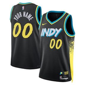Camisa NBA - Indiana Pacers - 23/24 - Preto - Edição Cidade
