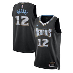 Camisa NBA Ja Morant - Memphis Grizzlies - 2023 - Edição Cidade - Preto