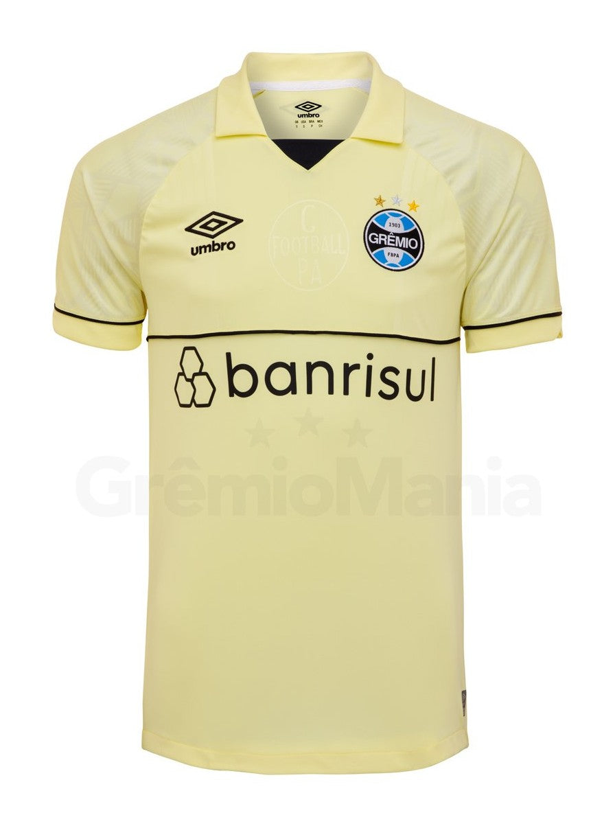 Camisa Grêmio 23/24 Goleiro - Amarelo - Versão Torcedor