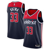Camisa NBA Kyle Kuzma - Washington Wizards - 2023 Edição de Impacto - Azul Marinho