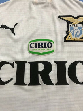 Camisa Lazio 00/01 II Away Manga Longa - Versão Retrô