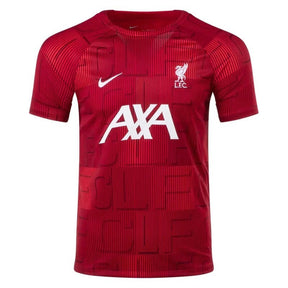 Camisa Liverpool Pré-Jogo I Home Treino 23/24 - Versão Torcedor