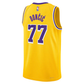 Camisa NBA Luka Dončić - Los Angeles Lakers - Edição Ícone 2024 - Ouro - Unisex