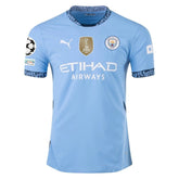 Camisa Manchester City - Liga dos Campeões - 24/25 I Home - Versão Jogador