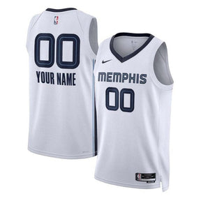 Camisa NBA - Memphis Grizzlies - 2023 Branco - Edição Associação